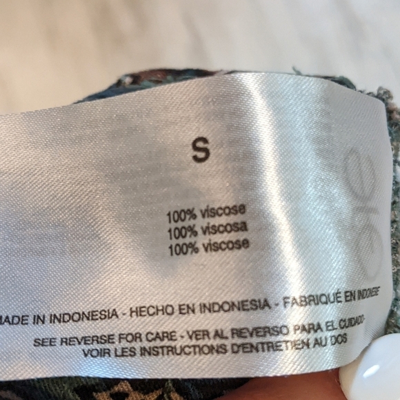 Like-New Bohemian Jessica Simpson Geometric Print Stretchy Pants Size S‎ - Picture 3 of 6